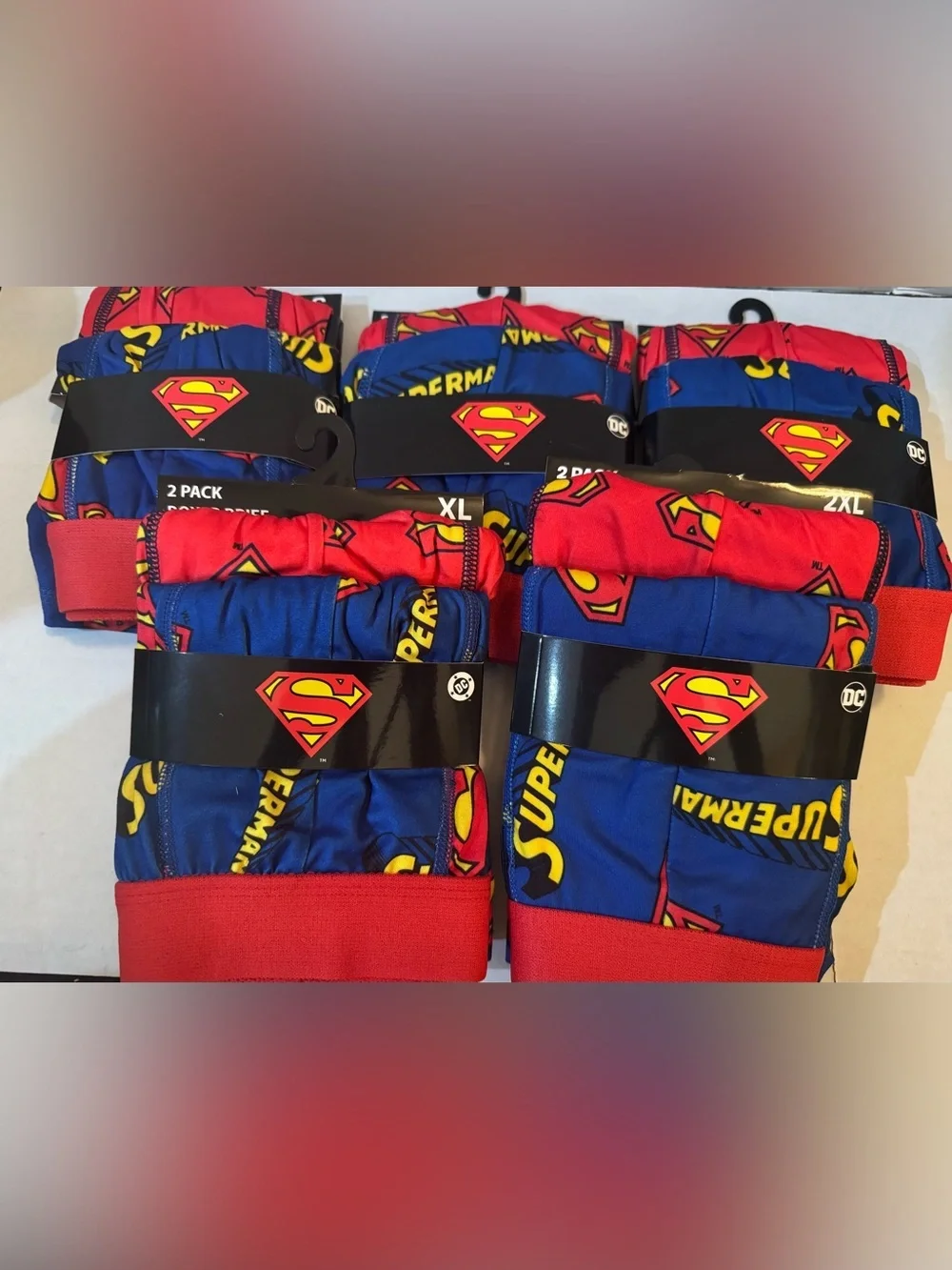 Superman Men's Boxer Briefs, 2-Pack